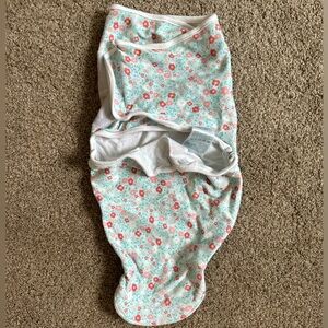Aden & Anais Organic Cotton Floral Swaddle Wrap Sleep Sack 0-3m Baby Girl